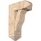 Ekena Millwork Funston Arts and Crafts Smooth Bracket w/ Offset Brace, Douglas Fir, 7 1/2"W x 18"D x 26"H BKT0806X18X26FST03SDF - alternate 1